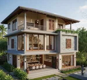 3 Story House Design in Sri Lanka