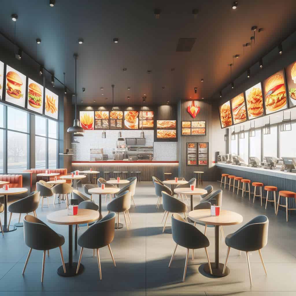 Fast Food Restaurant Interior Design ideas