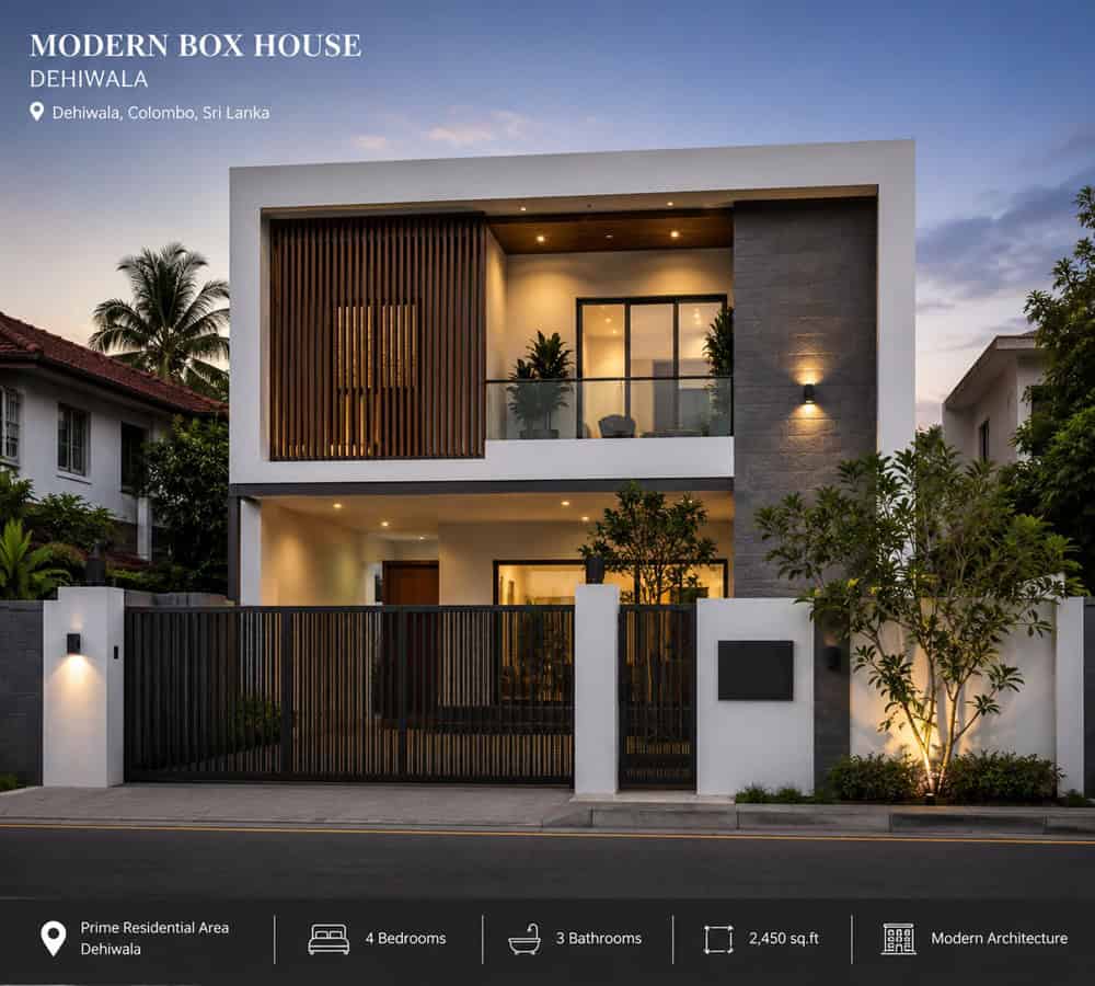 box type house design in sri lanka