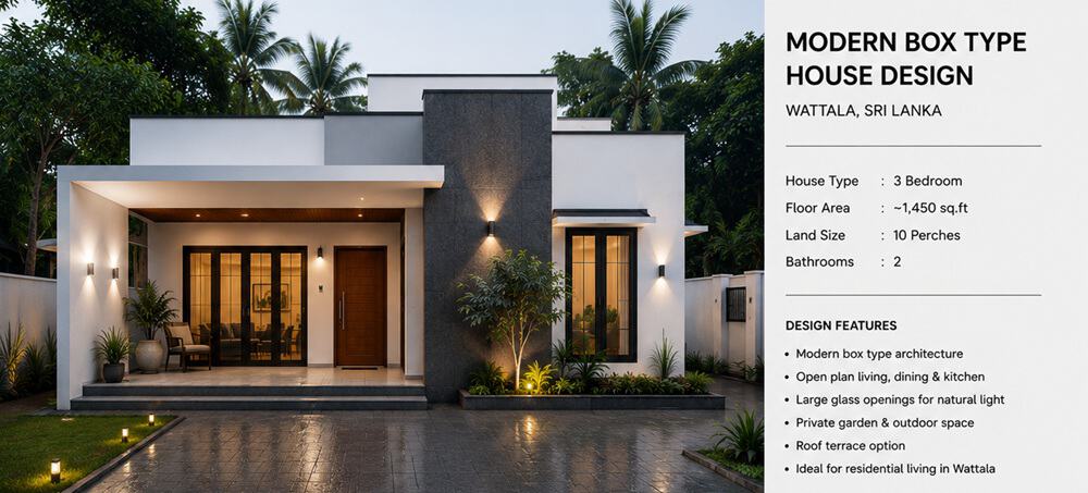 box type house design in sri lanka