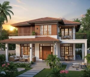 10 Perches Land House Design in Sri Lanka