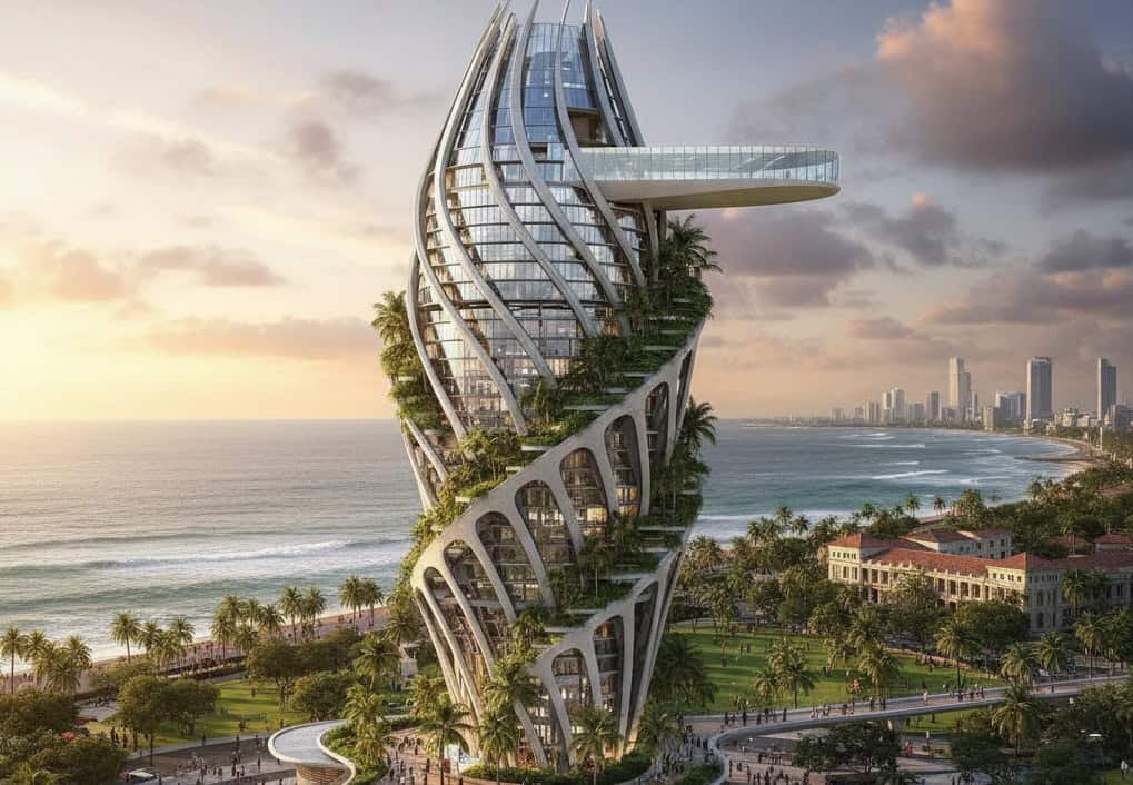 Buildings design in Sri Lanka